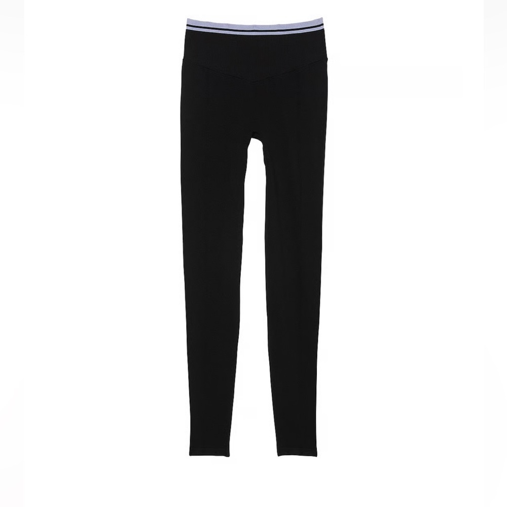 PINK Victoria's Secret SEAMLESS Black Leggings